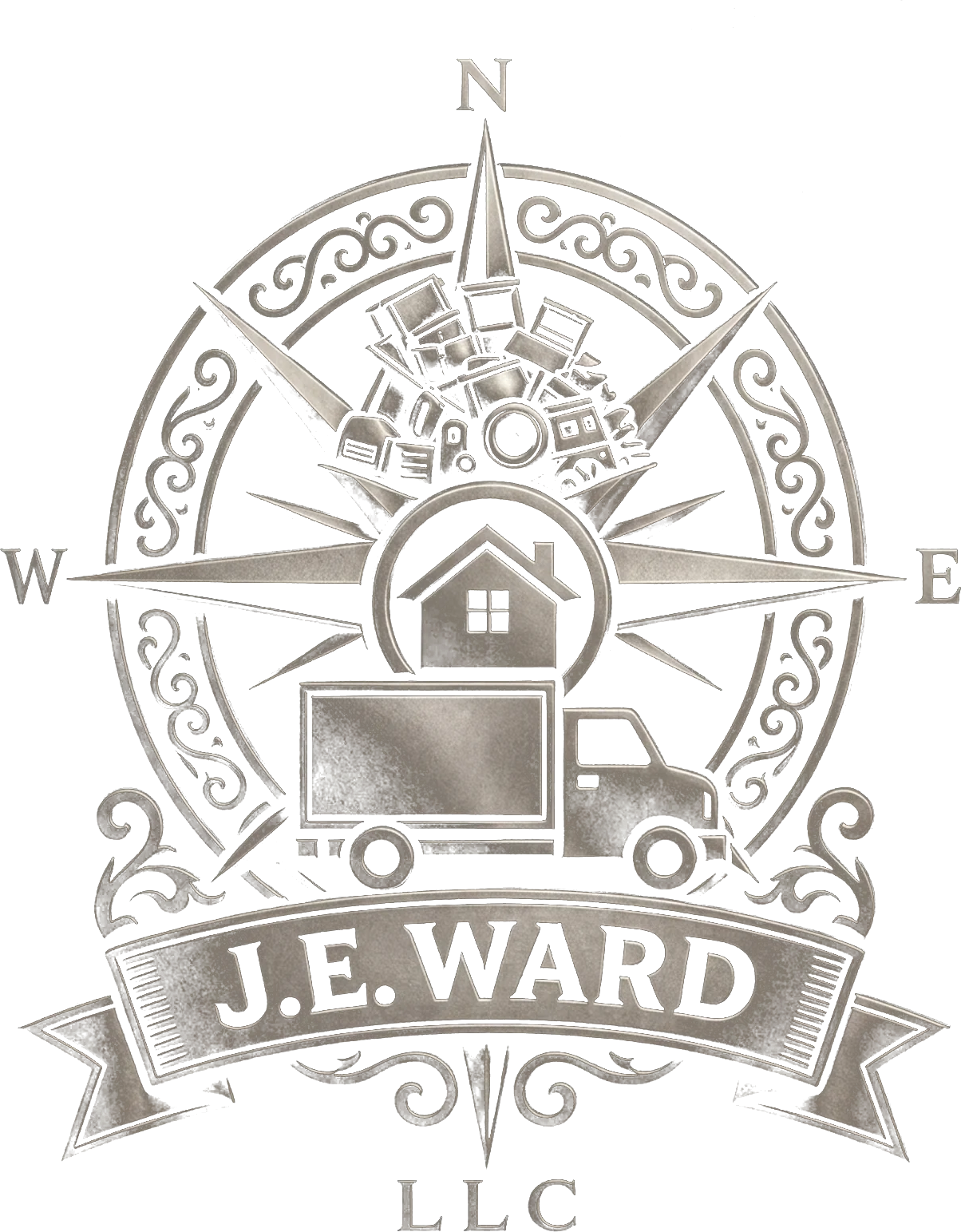 J.E. Ward LLC compass emblem
